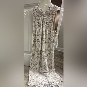 Love Fire Lace Bodycon Midi Dress- Medium